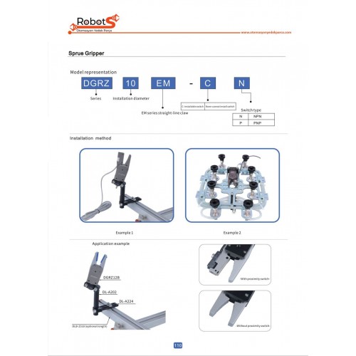 DGRZ Serisi Gripper Model Seçim Rehberi