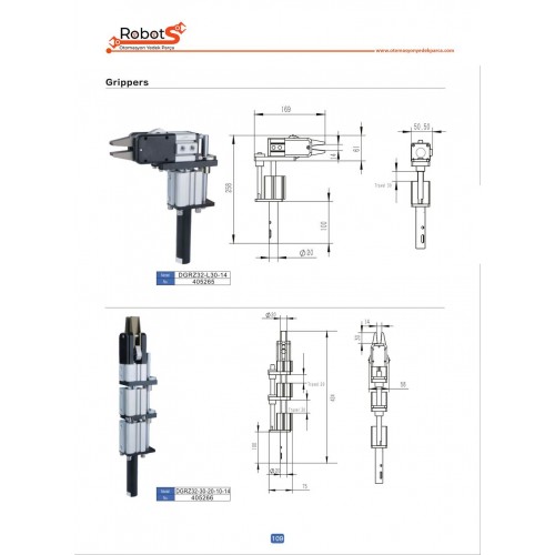 DGRZ32 Çok Kademeli Gripper Sistemleri