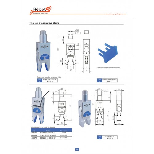 DGRZ20-20CS2B Serisi Gripper