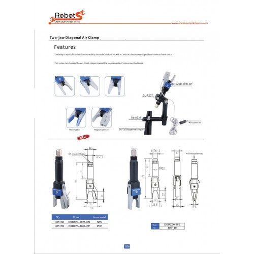 DGRZ20-16W ve 16E Serisi Gripper