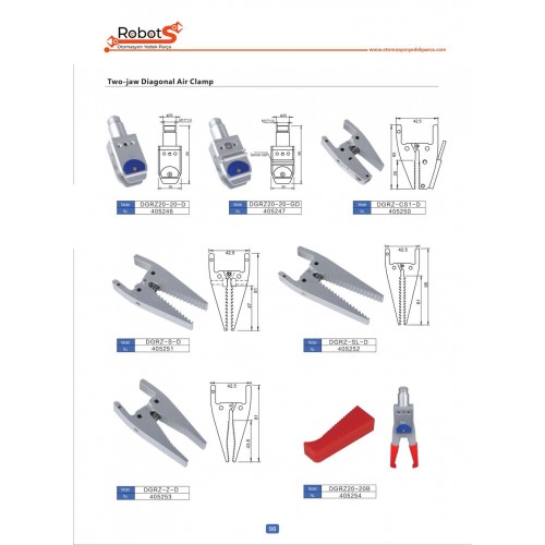 DGRZ20 Diagonal Gripper Aksesuarları