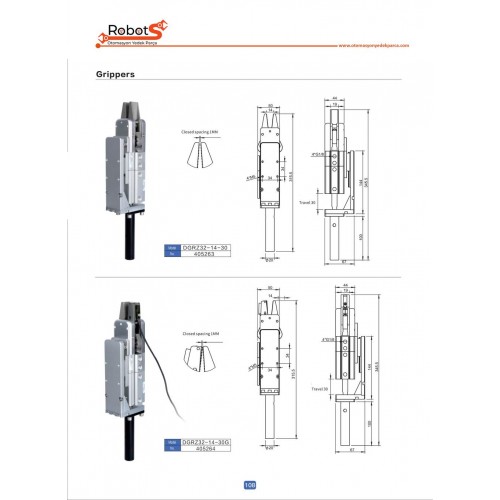 DGRZ32-14-30 Serisi Gripper