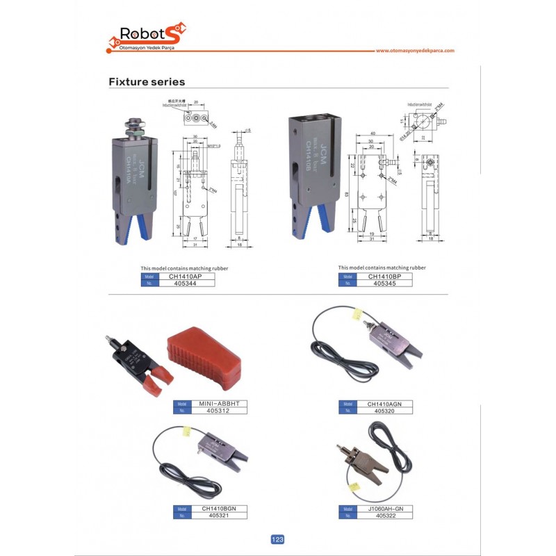 CH1410AP/BP ve Gripper Aksesuarları