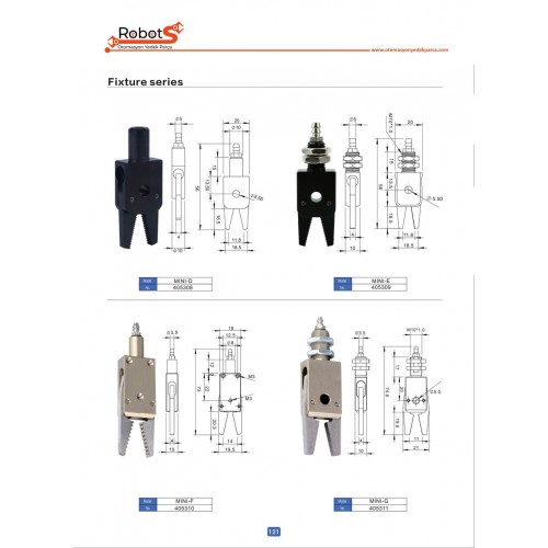 MINI-D, E, F ve G Serisi Gripper