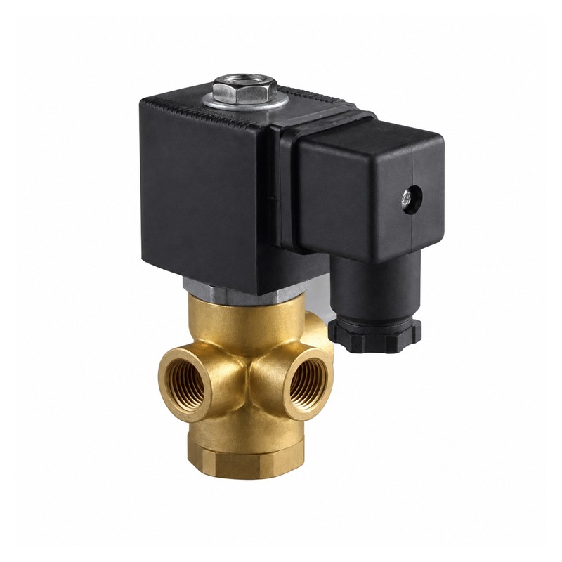 Üç Yollu Direkt Etkili Su Solenoid Vanası